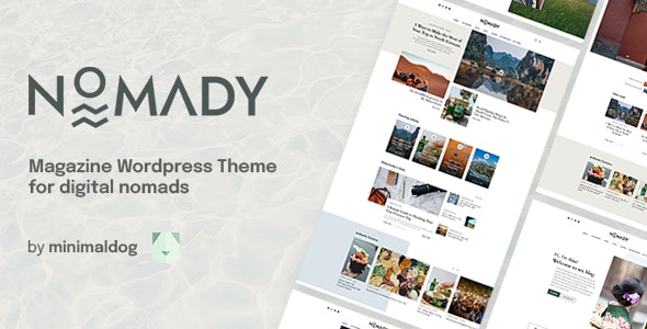 Nomady v1.1.5 - Magazine Theme for Digital Nomads