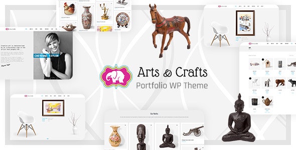 Crafts & Arts v2.0 – Handmade Artist WordPress Theme