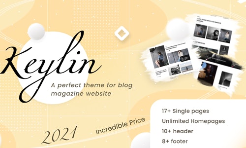 Keylin v1.5 - WordPress Magazine and Blog Theme