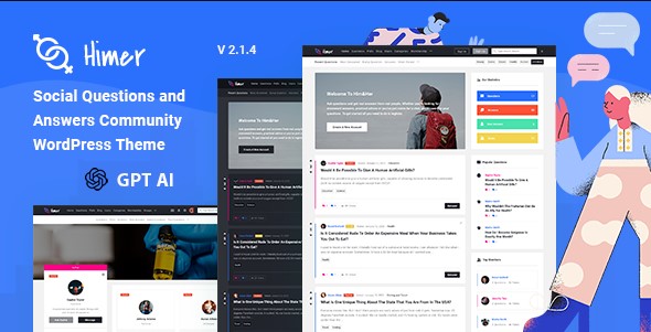 Himer v2.1.4 - Social Questions and Answers WordPress Theme